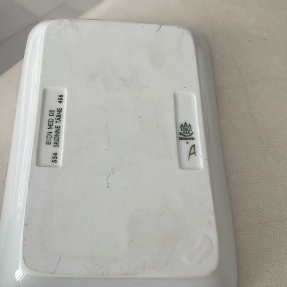 Vintage Bing & Grondahl Porcelain Dish "The Town with the Beautiful Tarne" - Picture 6 of 6